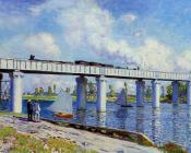 克劳德 莫奈 : The Railroad Bridge at Argenteuil